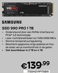Samsung ssd 990 pro 1 tb-Samsung
