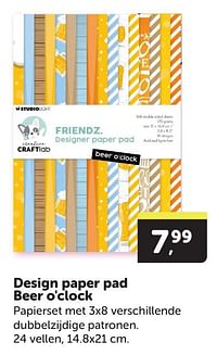 Design paper pad beer o`clock-Creative Craftlab