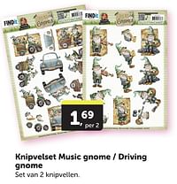 Knipvelset music gnome driving gnome-Find IT Trading