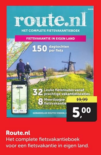 Promotions Route.nl - Produit Maison - Boekenvoordeel - Valide de 11/05/2024 à 19/05/2024 chez BoekenVoordeel