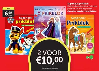 Promotions Superleuk prikblok - Produit Maison - Boekenvoordeel - Valide de 11/05/2024 à 19/05/2024 chez BoekenVoordeel