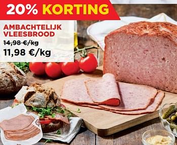 Promoties Ambachtelijk vleesbrood - Huismerk - Renmans - Geldig van 10/05/2024 tot 16/05/2024 bij Renmans