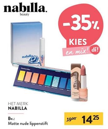 Promoties Matte nude lippenstift - Nabilla - Geldig van 08/05/2024 tot 21/05/2024 bij DI