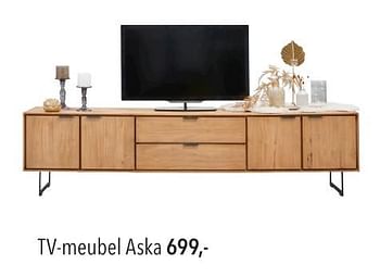 Promotions Tv meubel aska - Produit Maison - Pronto Wonen - Valide de 12/05/2024 à 18/05/2024 chez Pronto Wonen