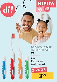 Reisformaat tandenborstel-Huismerk - DI