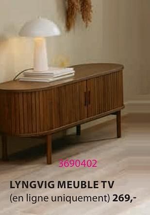 Promotions Lyngvig meuble tv - Produit Maison - Jysk - Valide de 06/05/2024 à 19/05/2024 chez Jysk