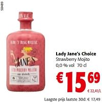 Lady jane’s choice strawberry mojito-Lady Jane