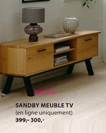 Promotions Sandby meuble tv - Produit Maison - Jysk - Valide de 06/05/2024 à 19/05/2024 chez Jysk