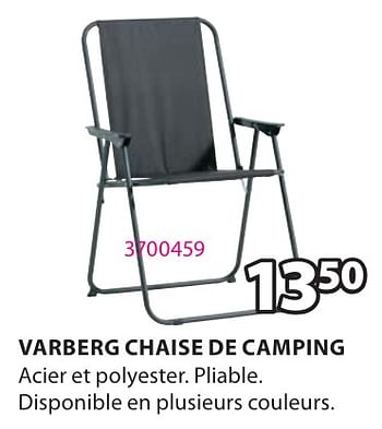 Promoties Varberg chaise de camping - Huismerk - Jysk - Geldig van 06/05/2024 tot 19/05/2024 bij Jysk