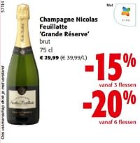 Champagne nicolas feuillatte grande réserve brut-Champagne
