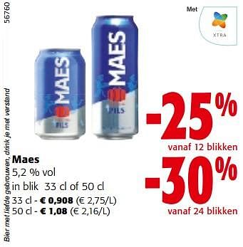 Promoties Maes - Maes - Geldig van 08/05/2024 tot 21/05/2024 bij Colruyt