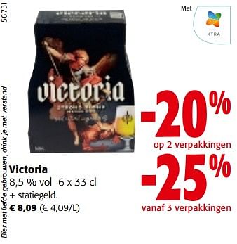 Promoties Victoria - Victoria - Geldig van 08/05/2024 tot 21/05/2024 bij Colruyt