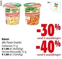 Knorr alle pasta snacks-Knorr