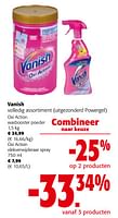 Promoties Vanish volledig assortiment - Vanish - Geldig van 08/05/2024 tot 21/05/2024 bij Colruyt