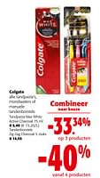 Promoties Colgate alle tandpasta`s, mondwaters of manuele tandenborstels - Colgate - Geldig van 08/05/2024 tot 21/05/2024 bij Colruyt