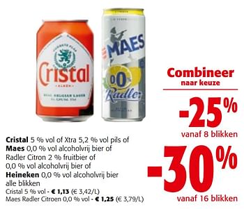 Promotions Cristal - Cristal - Valide de 08/05/2024 à 21/05/2024 chez Colruyt
