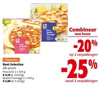 Promoties Boni selection alle pizza`s - Boni - Geldig van 08/05/2024 tot 21/05/2024 bij Colruyt