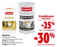 Rombouts volledig assortiment-Rombouts