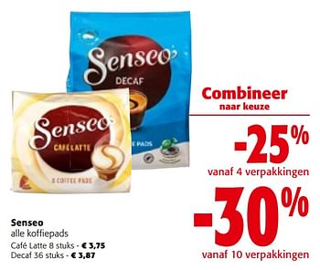 Promotions Senseo alle koffiepads - Douwe Egberts - Valide de 08/05/2024 à 21/05/2024 chez Colruyt