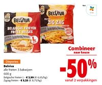 Promoties Belviva alle frieten 3 bakwijzen - Belviva - Geldig van 08/05/2024 tot 21/05/2024 bij Colruyt