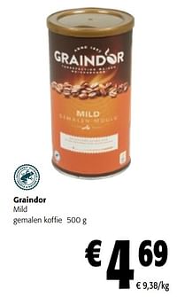 Graindor mild gemalen koffie-Graindor
