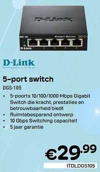 5 port switch dgs-105-D-Link