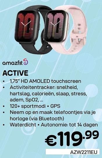 Promotions Amazfit active - Amazfit - Valide de 01/05/2024 à 31/05/2024 chez Compudeals
