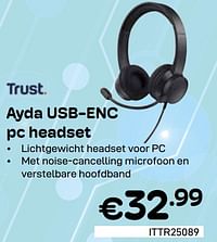 Ayda usb enc pc headset-Trust