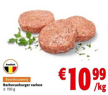 Promoties Barbecueburger varken - Huismerk - Colruyt - Geldig van 08/05/2024 tot 21/05/2024 bij Colruyt