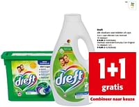 Promoties Dreft alle vloeibare wasmiddelen of caps - Dreft - Geldig van 08/05/2024 tot 21/05/2024 bij Colruyt