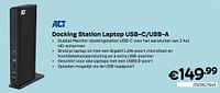 Docking station laptop usb-c usb-a-ACT