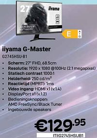 Iiyama g master g2745hsu-b1-Iiyama