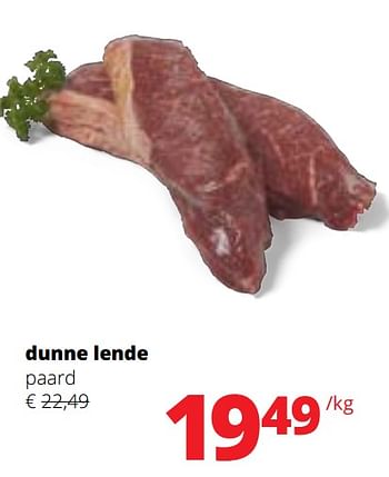Promoties Dunne lende - Huismerk - Spar Retail - Geldig van 09/05/2024 tot 22/05/2024 bij Spar (Colruytgroup)