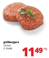 Grillburgers-Huismerk - Spar Retail