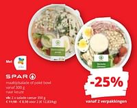 Promoties Salade caesar - Spar - Geldig van 09/05/2024 tot 22/05/2024 bij Spar (Colruytgroup)