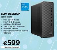 Slim desktop s01-pf4000nb-HP