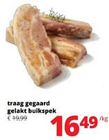 Promoties Traag gegaard gelakt buikspek - Huismerk - Spar Retail - Geldig van 09/05/2024 tot 22/05/2024 bij Spar (Colruytgroup)