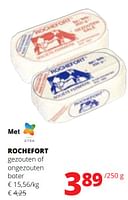 Promoties Rochefort gezouten of ongezouten boter - Rochefort - Geldig van 09/05/2024 tot 22/05/2024 bij Spar (Colruytgroup)