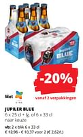 Promoties Jupiler blue blik - Jupiler - Geldig van 09/05/2024 tot 22/05/2024 bij Spar (Colruytgroup)