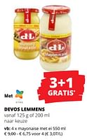 Promoties Mayonaise met ei - Devos Lemmens - Geldig van 09/05/2024 tot 22/05/2024 bij Spar (Colruytgroup)
