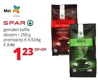 Promoties Gemalen koffie dessert - Spar - Geldig van 09/05/2024 tot 22/05/2024 bij Spar (Colruytgroup)
