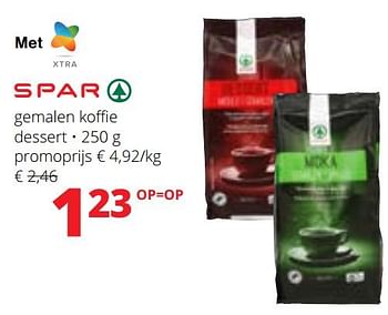 Promoties Gemalen koffie dessert - Spar - Geldig van 09/05/2024 tot 22/05/2024 bij Spar (Colruytgroup)