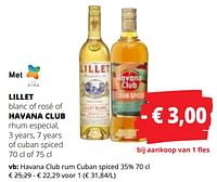 Promoties Havana club rum cuban spiced - Havana club - Geldig van 09/05/2024 tot 22/05/2024 bij Spar (Colruytgroup)