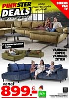 Promoties Hoeksalon manilla - Huismerk - Seats and Sofas - Geldig van 13/05/2024 tot 20/05/2024 bij Seats and Sofas