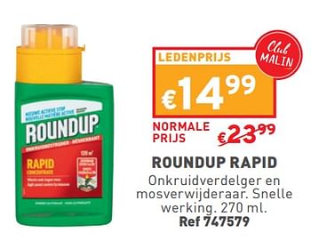 Promoties Roundup rapid - Roundup - Geldig van 15/05/2024 tot 19/05/2024 bij Trafic