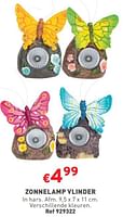Promotions Zonnelamp vlinder - Produit maison - Trafic  - Valide de 15/05/2024 à 19/05/2024 chez Trafic
