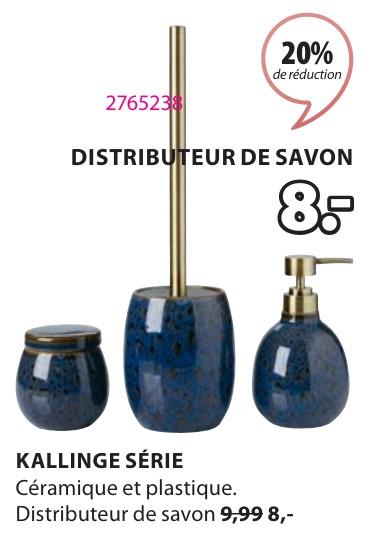 Promotions Kallinge distributeur de savon - Produit Maison - Jysk - Valide de 06/05/2024 à 19/05/2024 chez Jysk