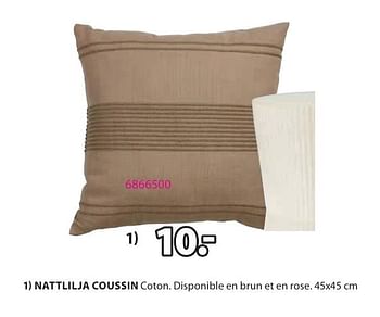 Promotions Nattlilja coussin - Produit Maison - Jysk - Valide de 06/05/2024 à 19/05/2024 chez Jysk
