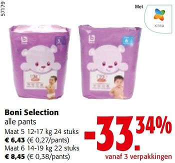 Promoties Boni selection alle pants - Boni - Geldig van 08/05/2024 tot 21/05/2024 bij Colruyt