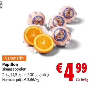 Promoties Papillon sinaasappelen - Papillon - Geldig van 08/05/2024 tot 21/05/2024 bij Colruyt